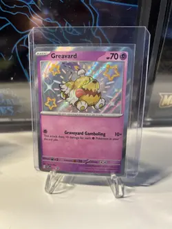 Greavard 070 Shiny Rare - Scarlet & Violet Black Star Promo Pokemon Card - NM - Image 1