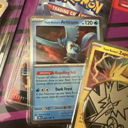 4x Pokemon 2 Pack Blister Pack - Team Rocket's Articuno, Zapdos & Tyranitar Card - Image 3