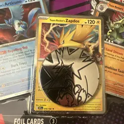 4x Pokemon 2 Pack Blister Pack - Team Rocket's Articuno, Zapdos & Tyranitar Card - Image 4
