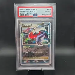 Pokemon Darkrai TCG LV.X Holo Ultra Rare Card 104/106 Vintage Great Encounters - Image 1
