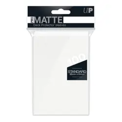 Ultra Pro - Standard Sleeves - Matte White (100ct) New Ultra Pro Sleeves - Image 1