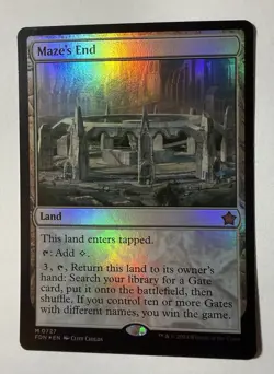 MTG Maze's End [FDN] FOIL #727 Foundations - Image 1