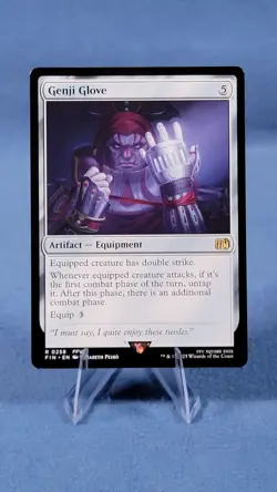 MTG / Genji Glove / FIN / #258 / Regular / Rare / NM 🔮 D - Image 1
