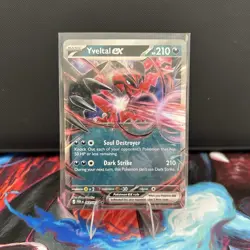 Yveltal Ex 053/088 - Double Rare - Mega Evolution: Perfect Order - Pokemon TCG M - Image 1