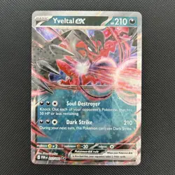 Yveltal Ex 053/088 - Double Rare - Mega Evolution: Perfect Order - Pokemon TCG M - Image 2