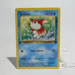 1st Edition Goldeen 53/64 Jungle Set - Common Pokemon Card - NM Mint Pack Fresh - Image 3
