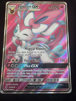 Sylveon GX (Full Art) Guardians Rising 140/145 Fairy 2017 English Pokemon card - Image 1
