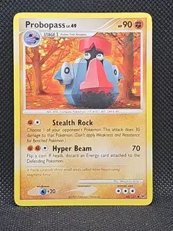 Probopass 60/127 Regular Platinum Base Uncommon Pokemon card English Near Mint - Image 1