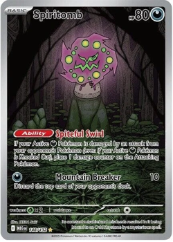Spiritomb - 148/132 - Pokemon Mega Evolution Illustration Rare NM - Image 1