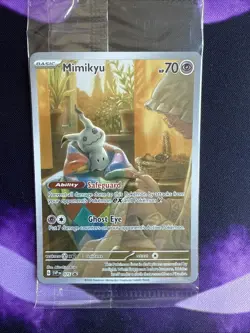 Mimikyu 075 Black Star ETB Promo Paldean Fates S&V Factory Sealed Pokemon TCG - Image 1
