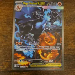 The Pokemon Company Pokemon TCG Mega Charizard X ex Me02 Holo 125/094 360HP - Image 1