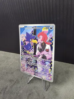 Team Rockets Murkrow 200/182Destined Rivals Illustration Rare Pokemon TCG NM - Image 2