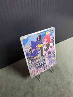 Team Rockets Murkrow 200/182Destined Rivals Illustration Rare Pokemon TCG NM - Image 5