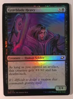 MTG - Gravblade Heavy (Foil) - Edge of Eternities NM/M Condition - Image 1
