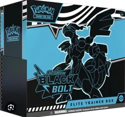 Pokemon TCG Scarlet and Violet Black Bolt ETB Elite Trainer Box Sealed - Image 1