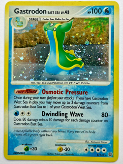 Pokemon Gastrodon East Sea Secret Wonders 8/132 Holo Rare SWIRL - Image 1