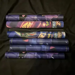Lot Of 6x POKEMON CROWN ZENITH Marnie & Morpeko Playmat - Image 1