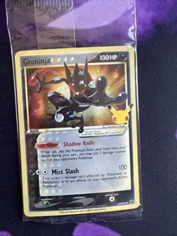 SEALED Greninja Gold Star SWSH144 Pokemon Celebrations - Image 1
