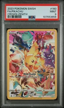 2023 - POKEMON - CROWN ZENITH - 160/159 - FA/PIKACHU - PSA 9 - Image 1