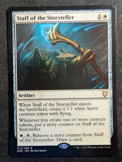Staff of the Storyteller - Commander: Phyrexia All Will Be One (MTG) - Image 1