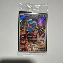 Pokemon SV Black Star Promos SVP EN Team Rocket's Wobbuffet #203 Sealed - Image 1