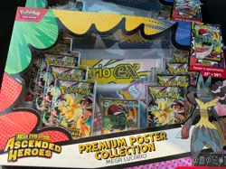 Pokemon Ascended Heroes Premium Poster Collection Set of 2! Factory Sealed - Image 1