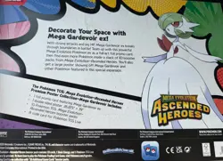 Pokemon Ascended Heroes Premium Poster Collection Set of 2! Factory Sealed - Image 4
