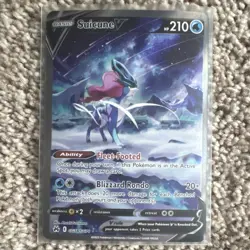 Pokemon Suicune V Ultra Rare GG38/GG70 Crown Zenith Galarian Gallery Holo 210 HP - Image 1