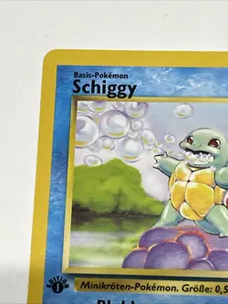 Pokemon TCG Base Set 1st edition Pikachu 58/102 Schiggy 63/102 GERMAN NM-Mint - Image 3