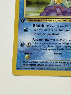 Pokemon TCG Base Set 1st edition Pikachu 58/102 Schiggy 63/102 GERMAN NM-Mint - Image 4