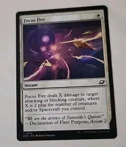 Focus Fire - 0018 - Edge of Eternities - MTG - NM Ships Now - Image 1