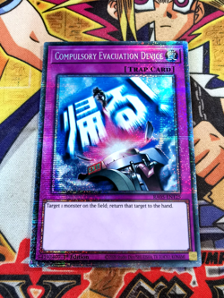 Compulsory Evacuation Device ra05-en125 *VARIANT ART* (NEW) Starlight Yu-Gi-Oh! - Image 1