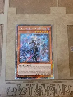 YUGIOH ARIAS THE LABYNTH BUTLER RA05-EN028 PLATINUM RARE 1ST ED NM - Image 1