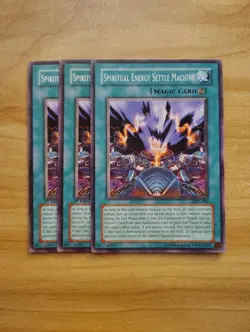 Yu-Gi-Oh - Spiritual Energy Settle Machine 3X - Full Playset - Image 1