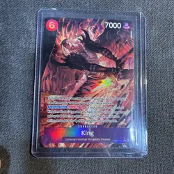 King (Alternate Art) EB04-031 One Piece OP-14 The Azure Sea's Seven Foil NM - Image 1