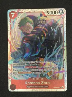 One Piece Adventure on Kami’s Island OP-15-EB04 Roronoa Zoro EB04-007 Super Rare - Image 1