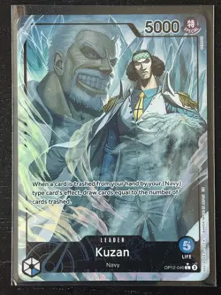 2025 One Piece Legacy of the Master Kuzan Alternate Art Leader OP12-040 - Image 1