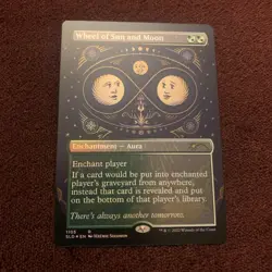 Wheel of Sun and Moon (Borderless) Secret Lair Foil 1105 NM+ Unplayed MTG Card - Image 1