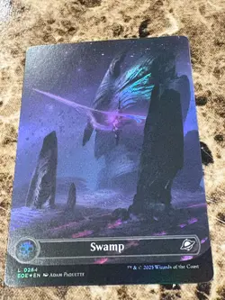 SWAMP Magic the Gathering MTG Edge of Eternities Full Art Foil - Image 1