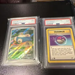 Pokemon Card Lot Snorlax Master Ball PSA 9 1st Edition 151 Gym Challenge Holo - Image 1