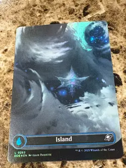 ISLAND Magic the Gathering MTG Edge of Eternities Full Art Foil - Image 1