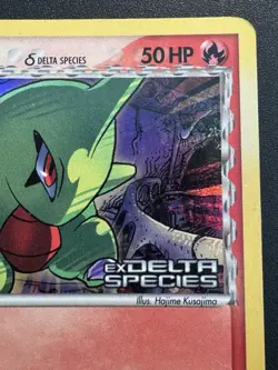 Larvitar 73/113 EX Delta Species Pokemon Card Reverse Holo Foil Rare HP - Image 4