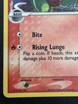 Larvitar 73/113 EX Delta Species Pokemon Card Reverse Holo Foil Rare HP - Image 5