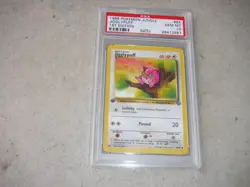 1999 POKEMON JUNGLE JIGGLYPUFF 1ST EDITION CARD #54 POKEMON GRADED PSA 10 - Image 3