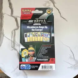 Pokemon TCG ex Battle Deck Miraidon Starter Deck 60-Card English 2023 - Image 2