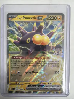 Hop's Pincurchin ex 068/217 Pokemon Double Rare ME: Ascended Heroes Card NM - Image 1