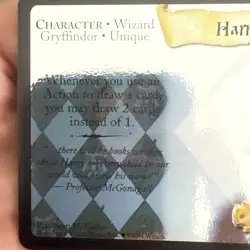 2001 HARRY POTTER TCG BASE SET HOLO FOIL RARE CARD #8/116 HARRY POTTER - Image 2