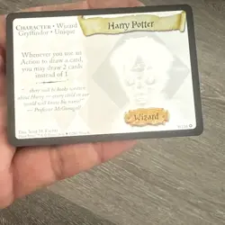 2001 HARRY POTTER TCG BASE SET HOLO FOIL RARE CARD #8/116 HARRY POTTER - Image 5