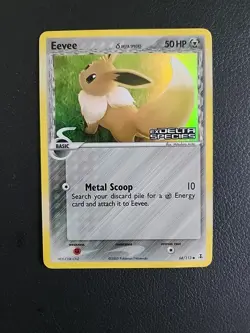 Eevee - 68/113 - EX Delta Species Reverse Holo Pokemon Card - Tiny Crease - Image 1