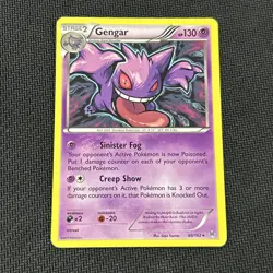 Pokemon Gengar Non Holo Rare Card 60/162 XY Breakthrough 2015 - Image 1